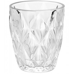 Jogo 6 Copos 270ml Vidro Diamond